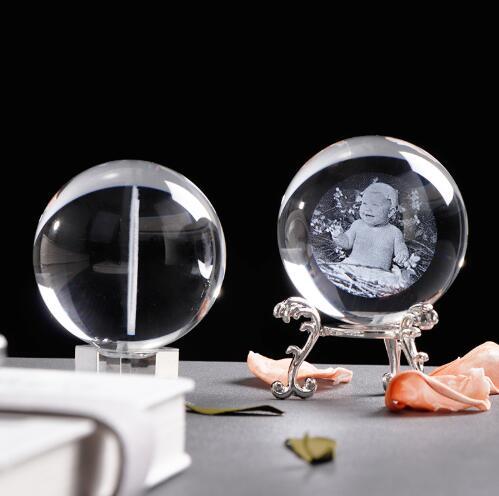 Glass Photo Ball Personalized Crystal Sphere