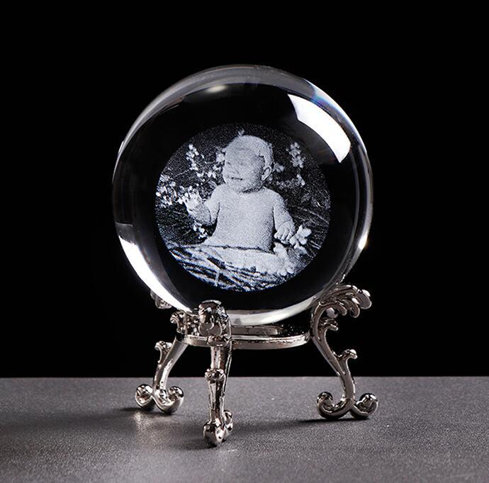 Glass Photo Ball Personalized Crystal Sphere