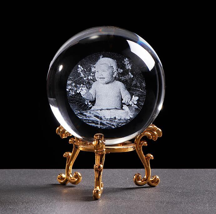 Glass Photo Ball Personalized Crystal Sphere