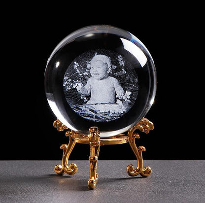 Glass Photo Ball Personalized Crystal Sphere